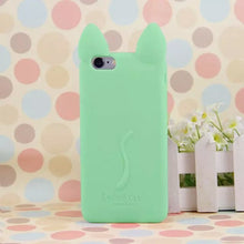 3D Cat Ears Silicon soft Back Case Cover for iphone 5S 5 5G