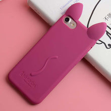 3D Cat Ears Silicon soft Back Case Cover for iphone 5S 5 5G