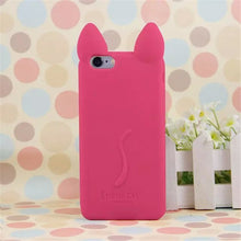 3D Cat Ears Silicon soft Back Case Cover for iphone 5S 5 5G