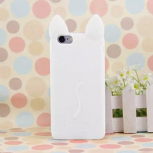 3D Cat Ears Silicon soft Back Case Cover for iphone 5S 5 5G