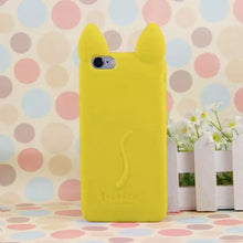 3D Cat Ears Silicon soft Back Case Cover for iphone 5S 5 5G