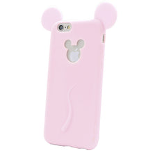 Mickey Mouse Ear Silicone Cartoon Phone Case Cover for iphone 6/6S