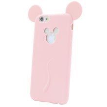 Mickey Mouse Ear Silicone Cartoon Phone Case Cover for iphone 6/6S