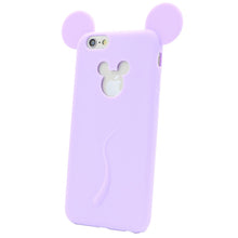 Mickey Mouse Ear Silicone Cartoon Phone Case Cover for iphone 6/6S