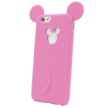 Mickey Mouse Ear Silicone Cartoon Phone Case Cover for iphone 6/6S