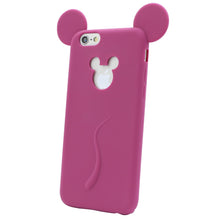 Mickey Mouse Ear Silicone Cartoon Phone Case Cover for iphone 6/6S