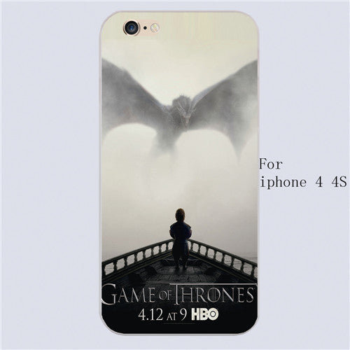 GOT Quote Black cover plastic phone case For Apple iphone 6/6s plus 5 5c 5s 4 4s hard shell