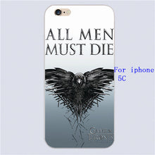 GOT Quote Black cover plastic phone case For Apple iphone 6/6s plus 5 5c 5s 4 4s hard shell