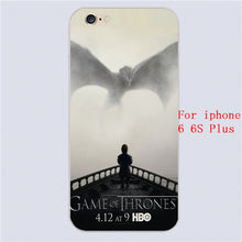 GOT Quote Black cover plastic phone case For Apple iphone 6/6s plus 5 5c 5s 4 4s hard shell