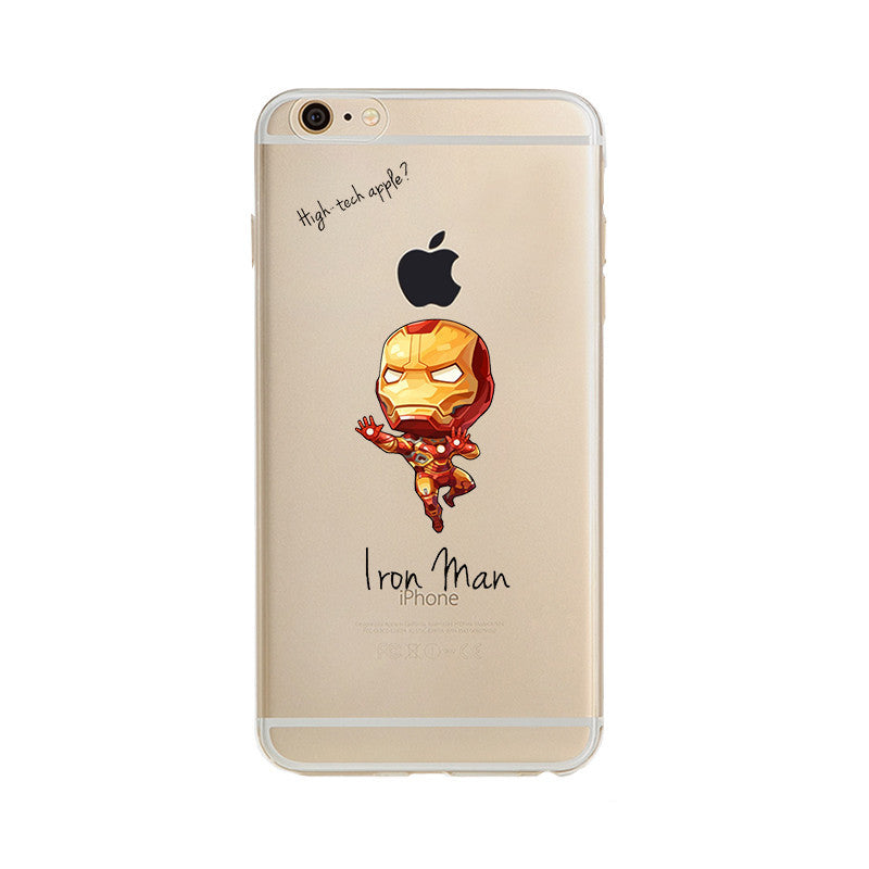 Novelty Characters iPhone Cases for iPhone 5/5S SE 6/6S 6Plus