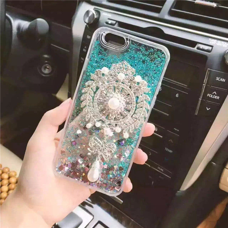 Diamond Brooch Case Cover For (iPhone 7 6 6S Plus 5S SE) (Samsung Galaxy S7 S6 Edge Note 5)