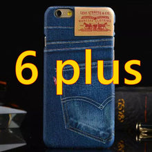 Jeans Pattern Case For iphone 6s 6 5s 5 SE 6 plus 7 7 plus