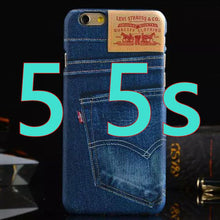 Jeans Pattern Case For iphone 6s 6 5s 5 SE 6 plus 7 7 plus