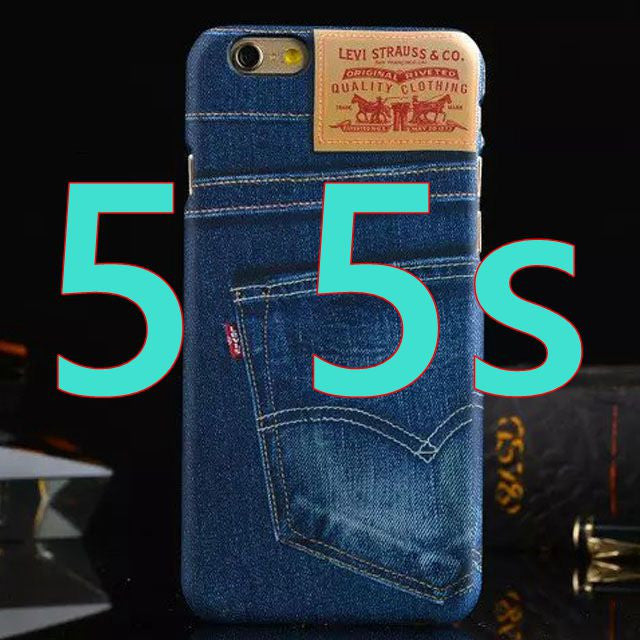 Jeans Pattern Case For iphone 6s 6 5s 5 SE 6 plus 7 7 plus