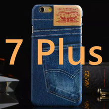 Jeans Pattern Case For iphone 6s 6 5s 5 SE 6 plus 7 7 plus