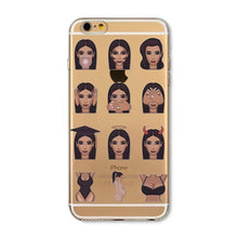 Kimoji Kim Kardashian Cases For iphone 5 5S SE 5C 6 6S 6PLUS 6SPlus 4 4S
