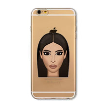 Kimoji Kim Kardashian Cases For iphone 5 5S SE 5C 6 6S 6PLUS 6SPlus 4 4S