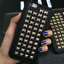 3D Rock Punk Spikes Stud Rivet Phone Case For Iphone 7 6 6S Plus 5 5S SE 4 4S