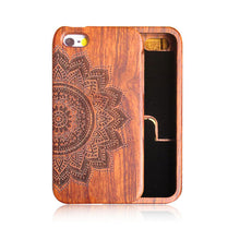 Natural Wood Embossed Case For iPhone 5 5s SE 6 6s Plus