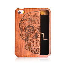 Natural Wood Embossed Case For iPhone 5 5s SE 6 6s Plus