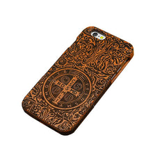 Natural Wood Embossed Case For iPhone 5 5s SE 6 6s Plus