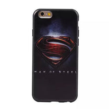 Marvel Super Hero 3D Emboss TPU Silicone Phone Cases For iPhone 5 5S 6 6S