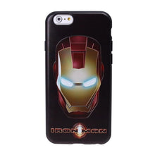 Marvel Super Hero 3D Emboss TPU Silicone Phone Cases For iPhone 5 5S 6 6S