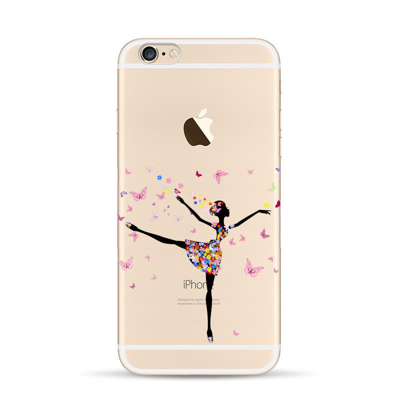 iphone 6 6s Soft Cover Printed Cartoon iphone case