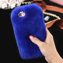 Rabbit Fur Hair Case For Apple iPhone 5 5S SE 6 6S 7 For iPhone 6 6S Plus 7 Plus