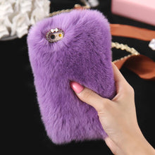 Rabbit Fur Hair Case For Apple iPhone 5 5S SE 6 6S 7 For iPhone 6 6S Plus 7 Plus