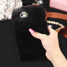 Rabbit Fur Hair Case For Apple iPhone 5 5S SE 6 6S 7 For iPhone 6 6S Plus 7 Plus