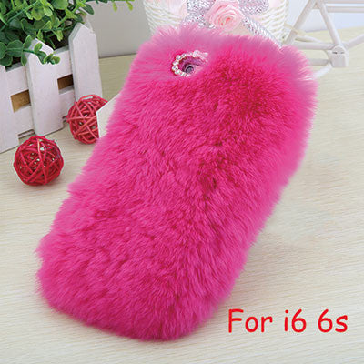 Soft Fluffy Plush Cover for Iphone 6 6s 6 Plus 6s Plus 10 Colours