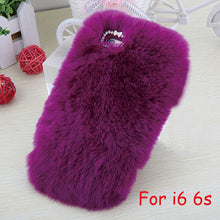 Soft Fluffy Plush Cover for Iphone 6 6s 6 Plus 6s Plus 10 Colours