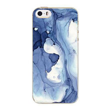 Marble solid color Soft Sillicon Transparent TPU mobile phone 5c