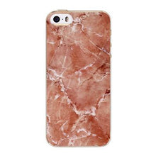Marble solid color Soft Sillicon Transparent TPU mobile phone 5c