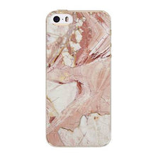 Marble solid color Soft Sillicon Transparent TPU mobile phone 5c