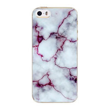 Marble solid color Soft Sillicon Transparent TPU mobile phone 5c