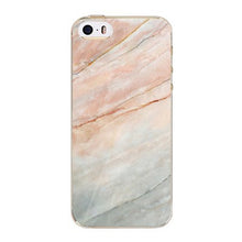 Marble solid color Soft Sillicon Transparent TPU mobile phone 5c