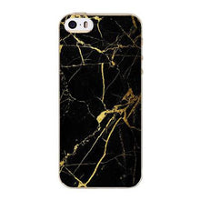 Marble solid color Soft Sillicon Transparent TPU mobile phone 5c