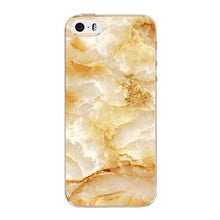 Marble solid color Soft Sillicon Transparent TPU mobile phone 5c