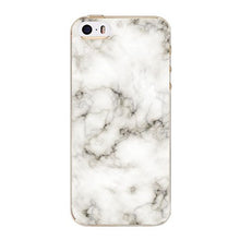 Marble solid color Soft Sillicon Transparent TPU mobile phone 5c