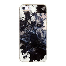 Marble solid color Soft Sillicon Transparent TPU mobile phone 5c