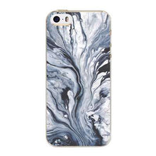 Marble solid color Soft Sillicon Transparent TPU mobile phone 5c