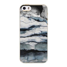 Marble solid color Soft Sillicon Transparent TPU mobile phone 5c