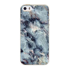Marble solid color Soft Sillicon Transparent TPU mobile phone 5c