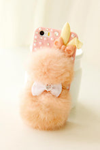 Winter warm Plush rabbit For iPhone 5 5s 6s 4 4s