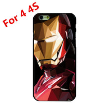 iron Man Patterns Hard Plastic Back Cover Case For iPhone 4 4S 5 5S 5c 6 6G 6S 6 Plus  6Splus