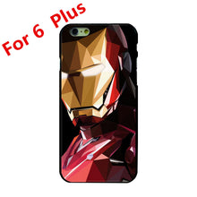 iron Man Patterns Hard Plastic Back Cover Case For iPhone 4 4S 5 5S 5c 6 6G 6S 6 Plus  6Splus
