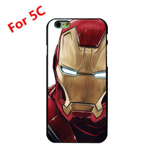 iron Man Patterns Hard Plastic Back Cover Case For iPhone 4 4S 5 5S 5c 6 6G 6S 6 Plus  6Splus