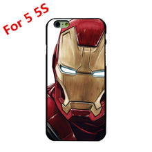 iron Man Patterns Hard Plastic Back Cover Case For iPhone 4 4S 5 5S 5c 6 6G 6S 6 Plus  6Splus